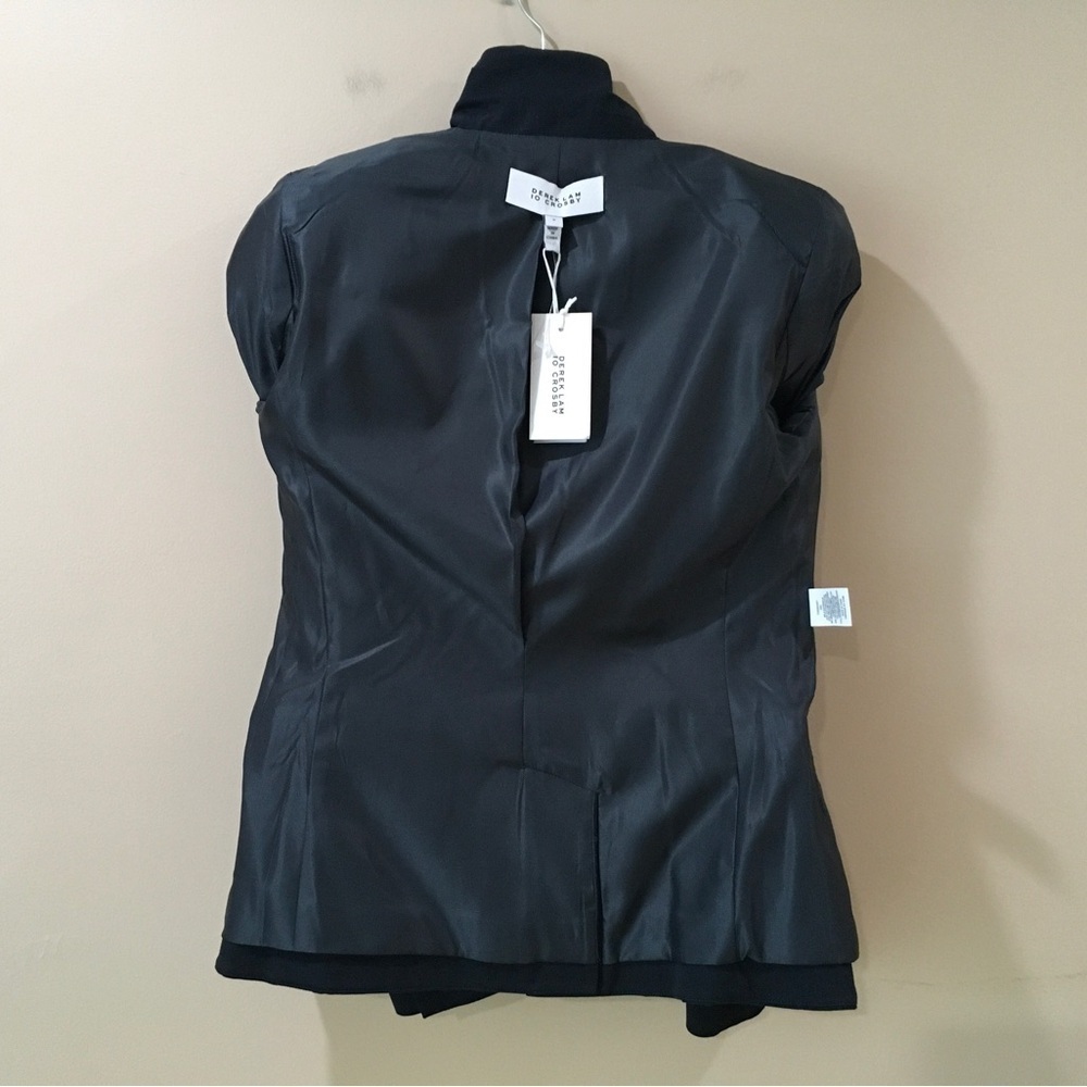 Derek Lam 10 single Breasted Blazer midnight size 0 new - Picture 10 of 11